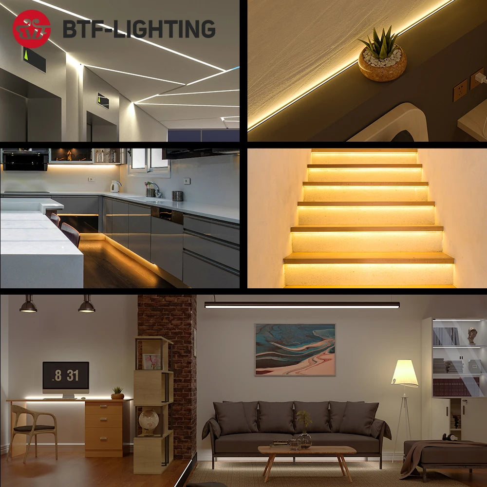 COB LED Strip Light 12V/24V – High Density Flexible LED Tape | Warm White, Natural White & Cool