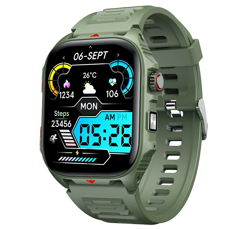2026 Bluetooth Smart Watch | HD Touchscreen | Heart Rate & Fitness Tracker | Call Function | Android & iPhone