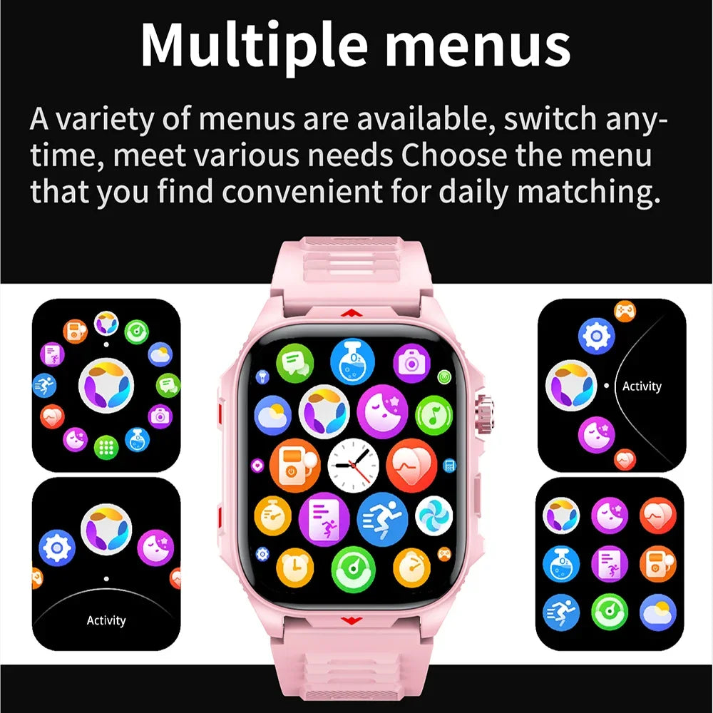 2026 Bluetooth Smart Watch | HD Touchscreen | Heart Rate & Fitness Tracker | Call Function | Android & iPhone