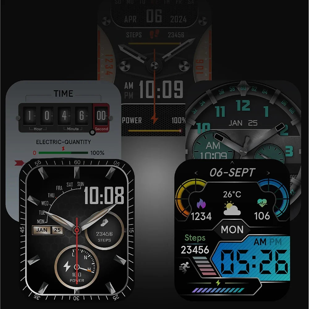 2026 Bluetooth Smart Watch | HD Touchscreen | Heart Rate & Fitness Tracker | Call Function | Android & iPhone