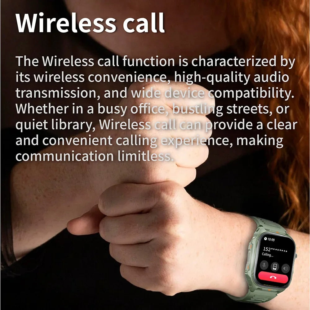 2026 Bluetooth Smart Watch | HD Touchscreen | Heart Rate & Fitness Tracker | Call Function | Android & iPhone