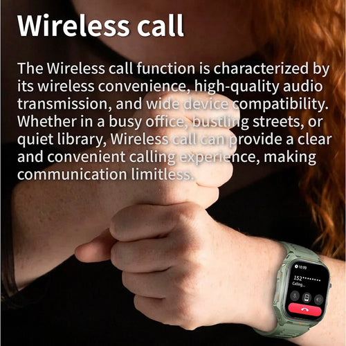2026 Bluetooth Smart Watch | HD Touchscreen | Heart Rate & Fitness Tracker | Call Function | Android & iPhone
