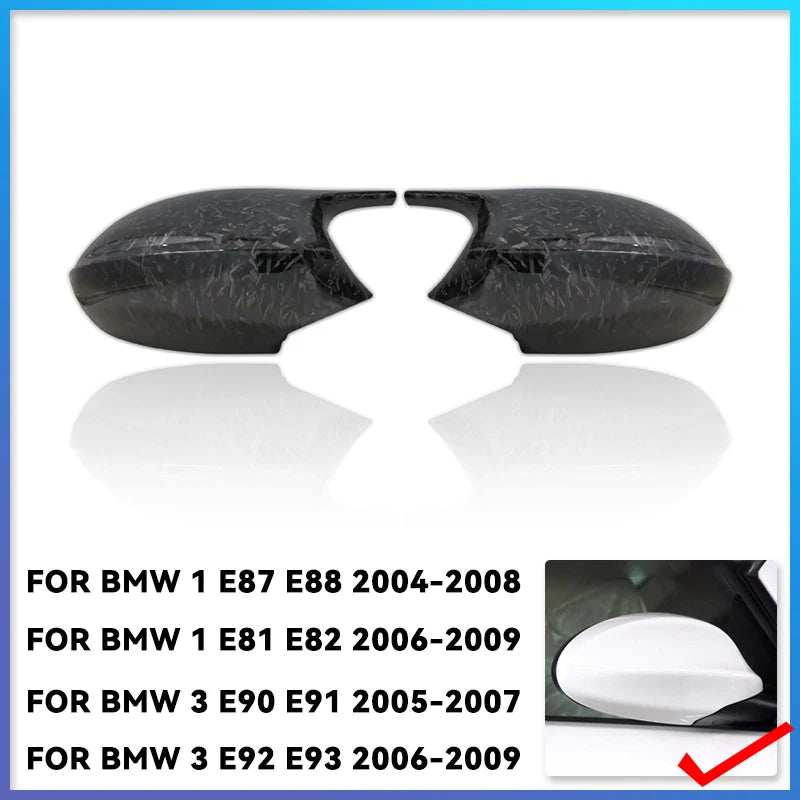 Carbon Fiber  Rear Mirror Covers for selected BMW Model