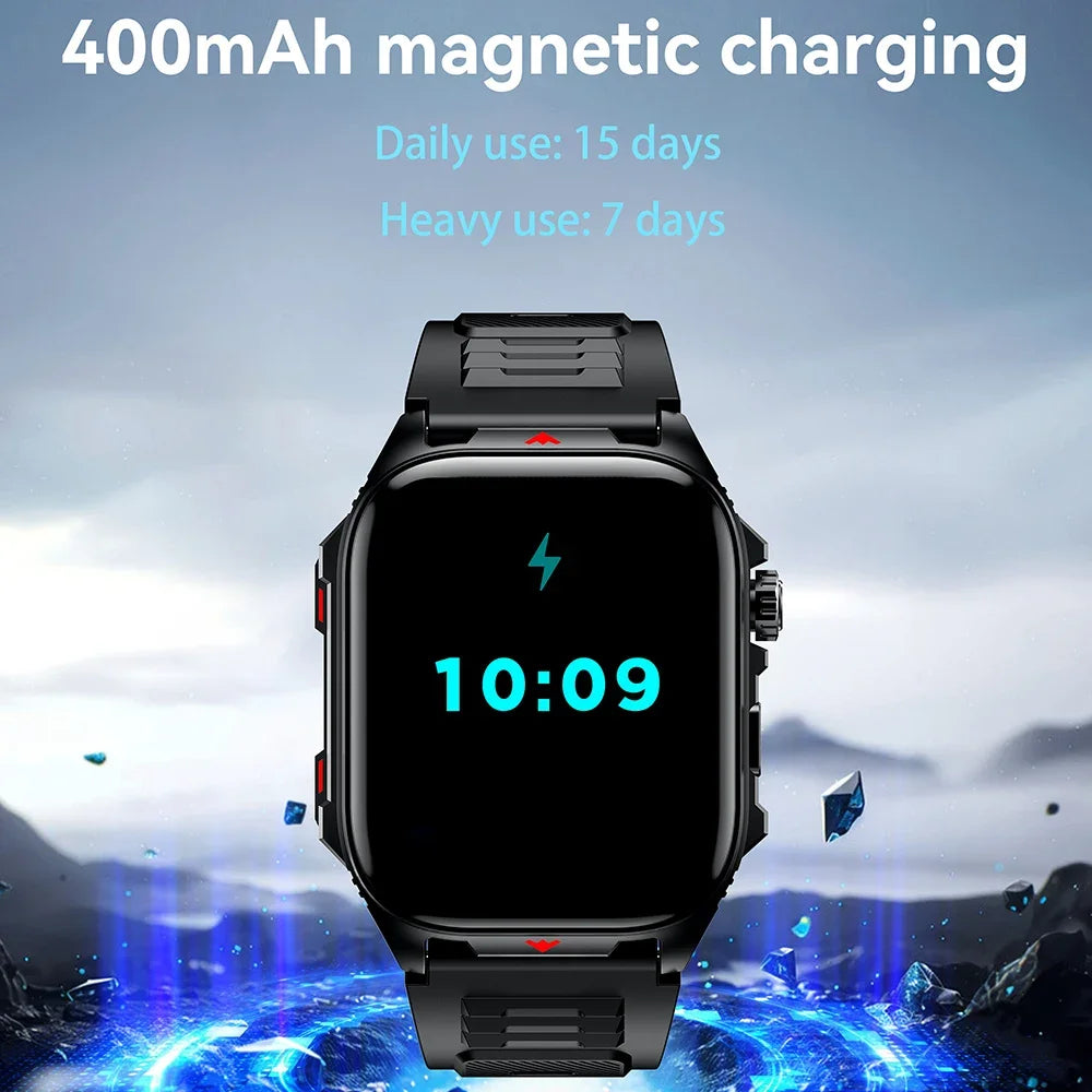 2026 Bluetooth Smart Watch | HD Touchscreen | Heart Rate & Fitness Tracker | Call Function | Android & iPhone