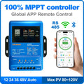 MPPT Solar Charge Controller 30A/40A with Bluetooth, WiFi & RS485 | 12V/24V/36V/48V Auto