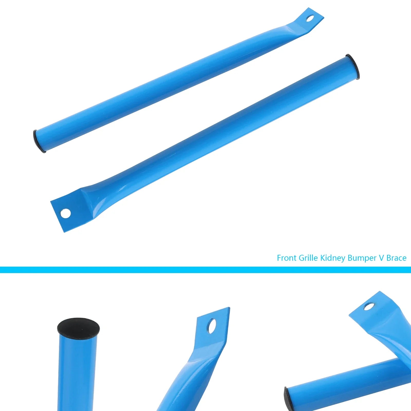 Blue Front Grille Kidney Braces V Brace Bars For BMW E- Series