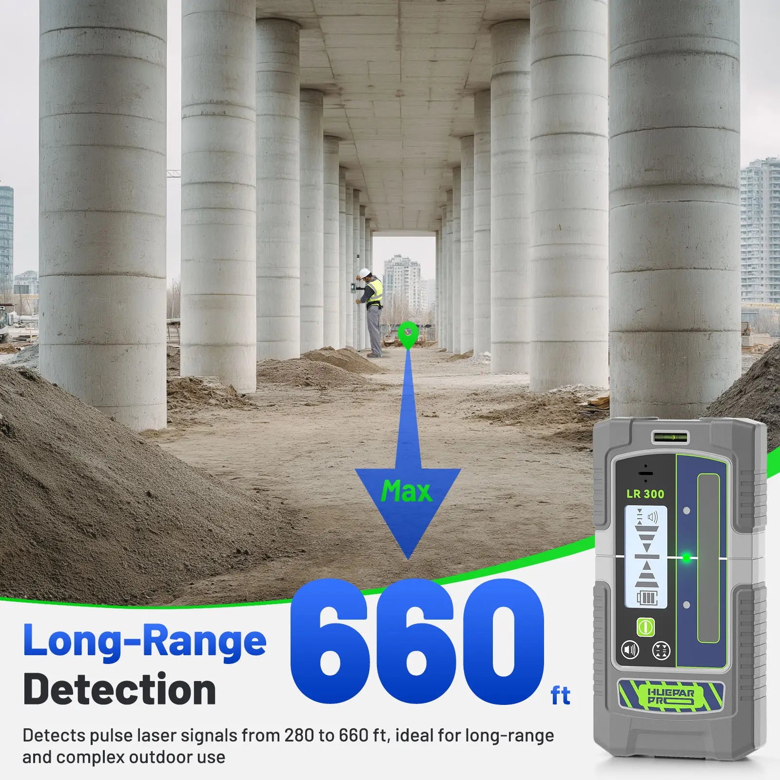 Huepar LR300 Laser Level Receiver
