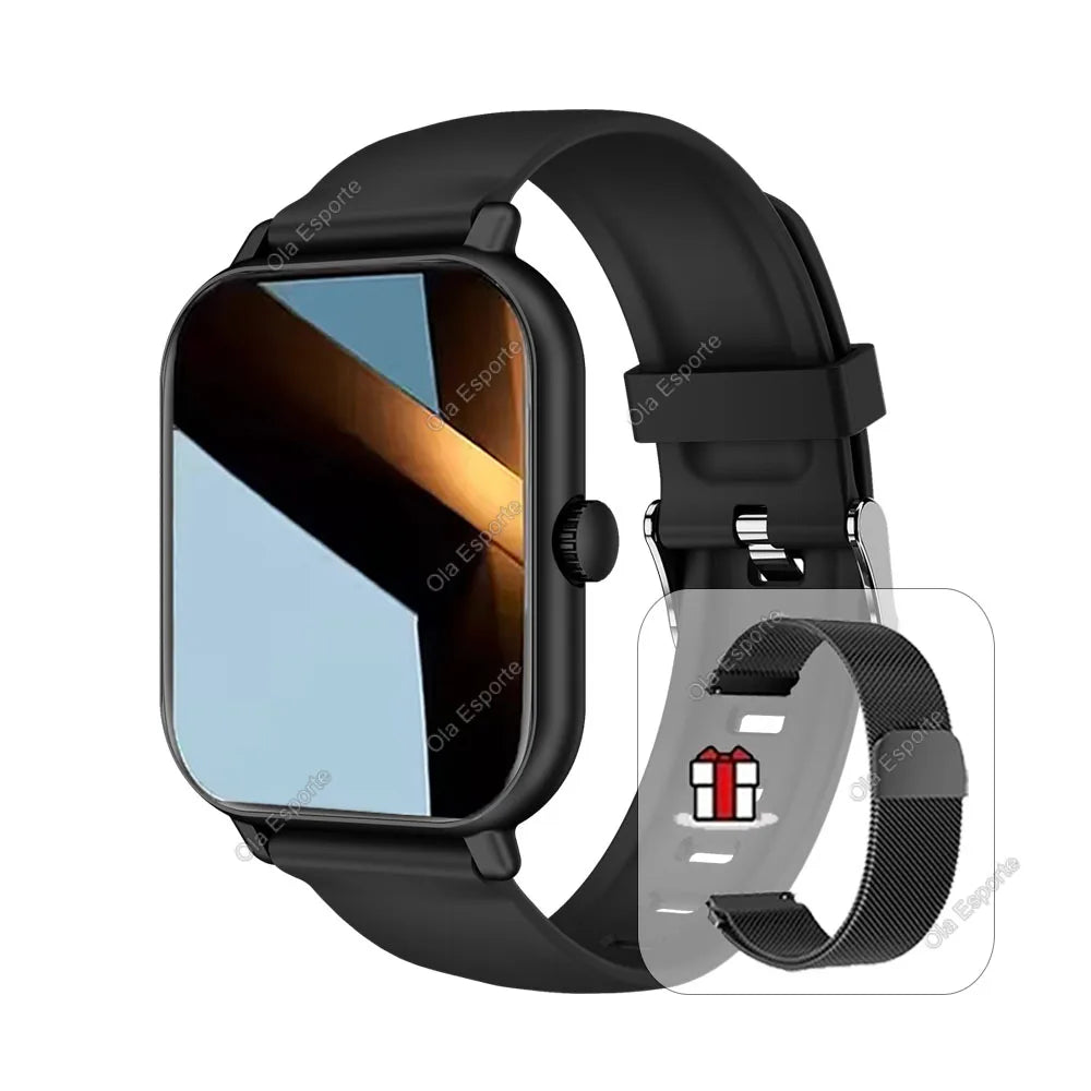 2025 Bluetooth Smart Watch | HD Touchscreen | Heart Rate, SpO₂ & Sleep Monitor | IP68 Waterproof | Android & iPhone