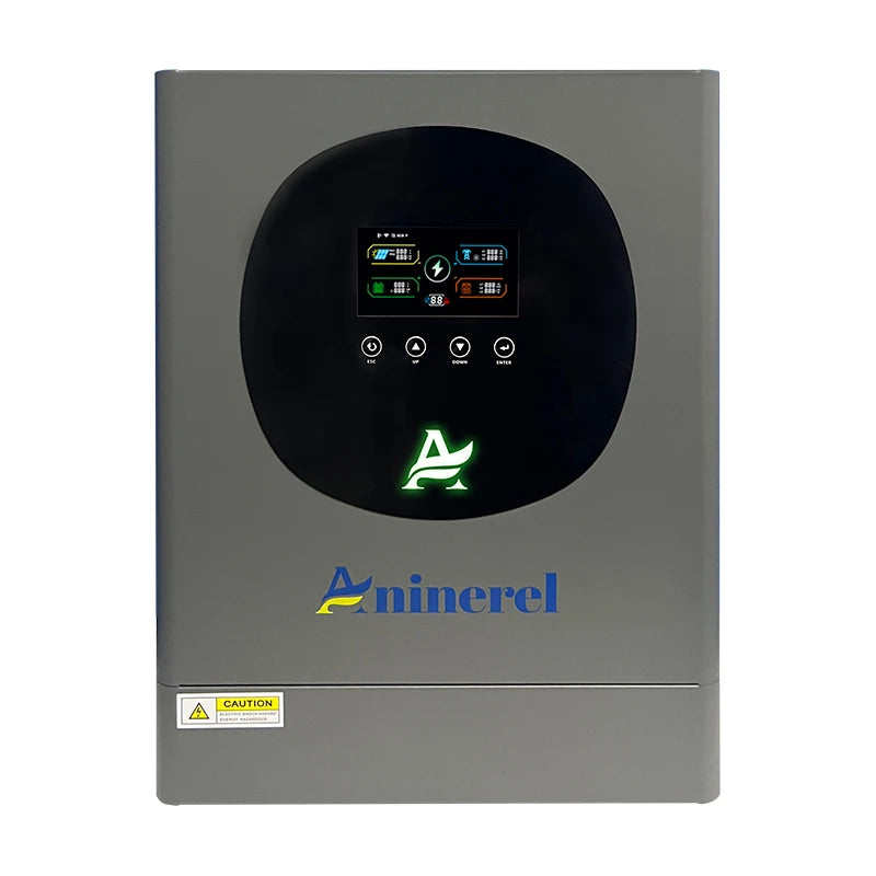 Aninerel Hybrid Solar Inverter 2KW/4.2KW/6.2KW | Pure Sine Wave | MPPT | WiFi | 12V/24V/48V