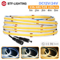 COB LED Strip Light 12V/24V – High Density Flexible LED Tape | Warm White, Natural White & Cool