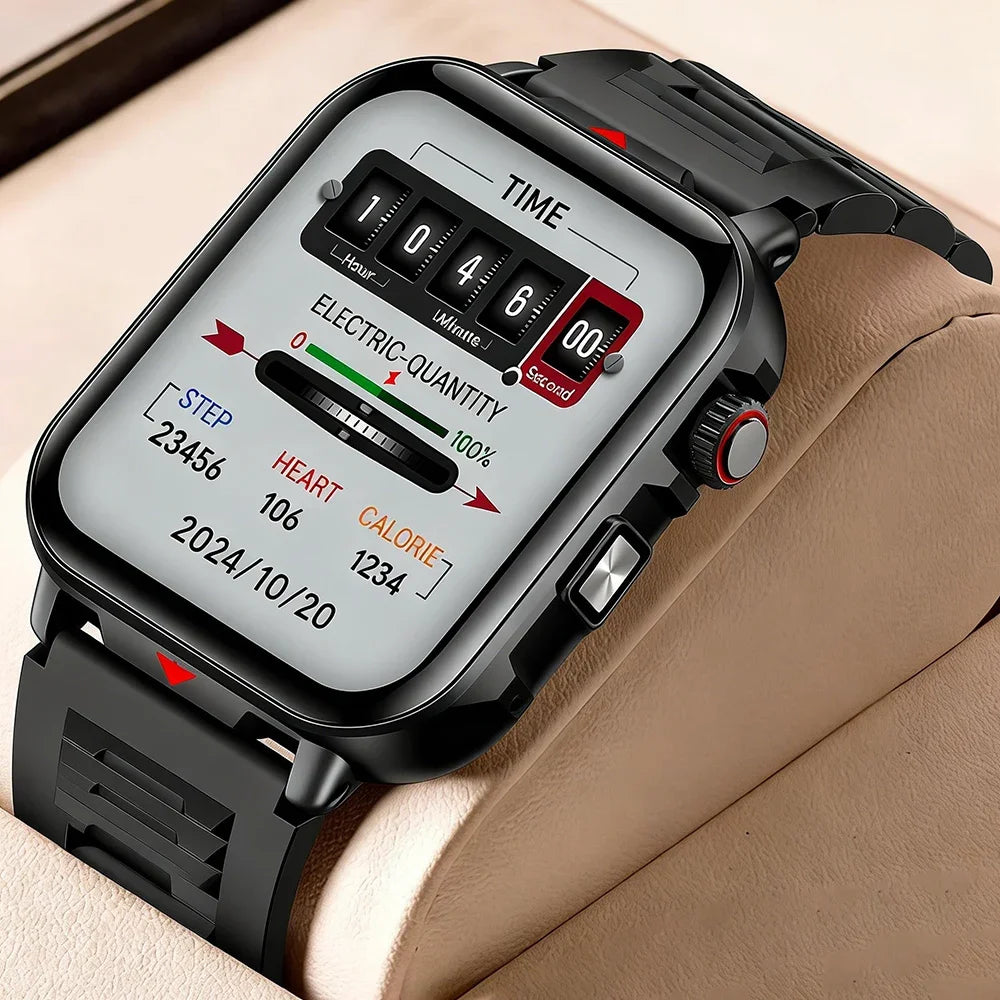 2026 Bluetooth Smart Watch | HD Touchscreen | Heart Rate & Fitness Tracker | Call Function | Android & iPhone