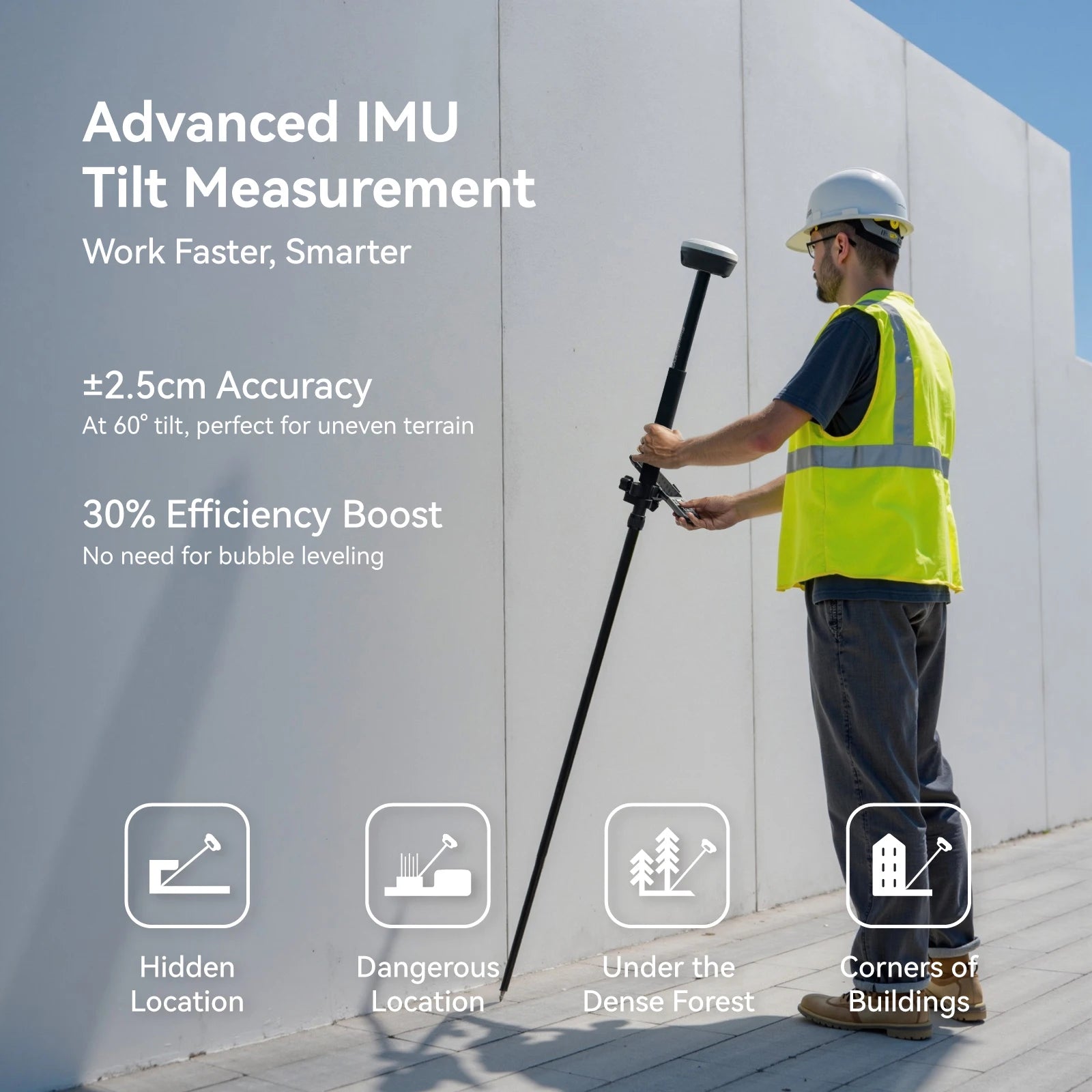 SingularXYZ E1 Lite GNSS RTK Base Station for Professional Land Surveying