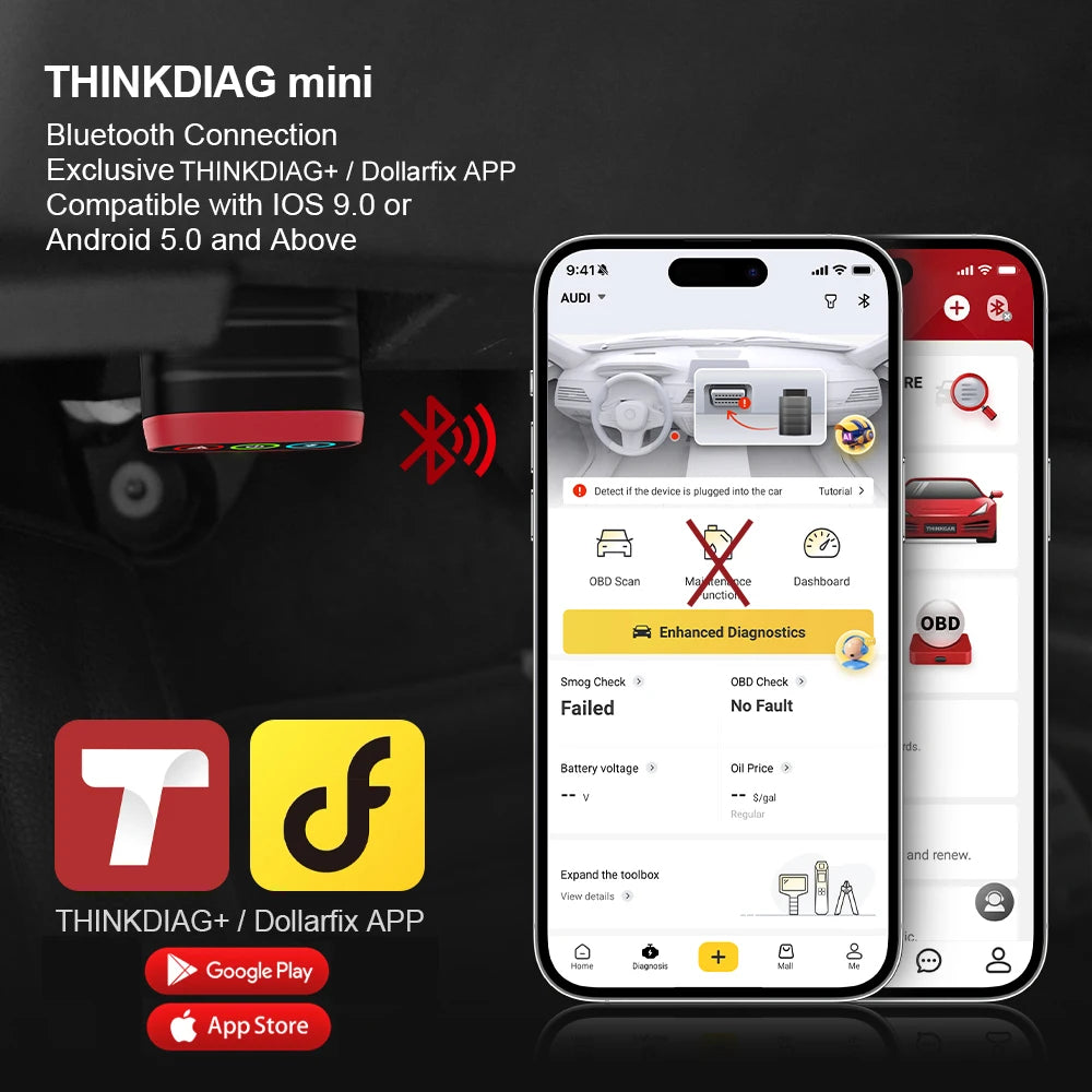THINKCAR ThinkDiag Mini Bluetooth OBD2 Scanner