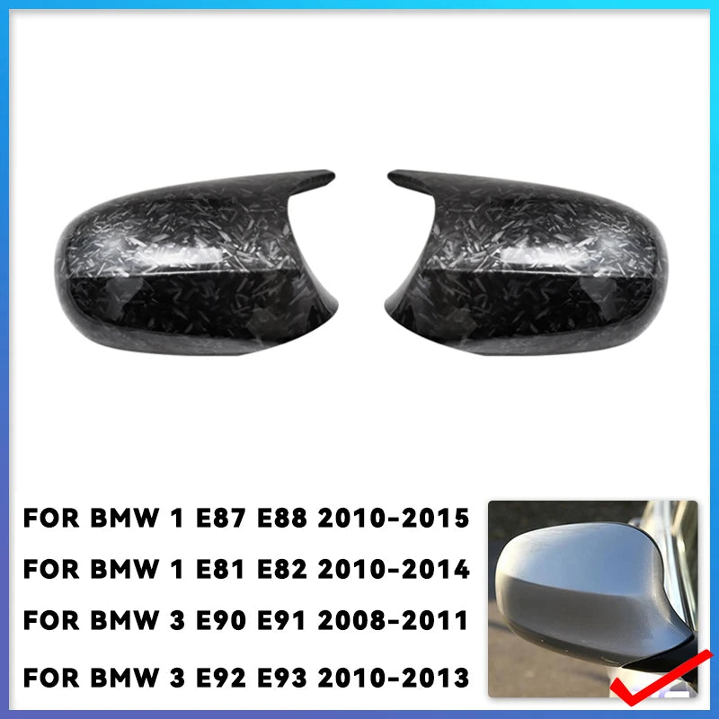 Carbon Fiber  Rear Mirror Covers for selected BMW Model